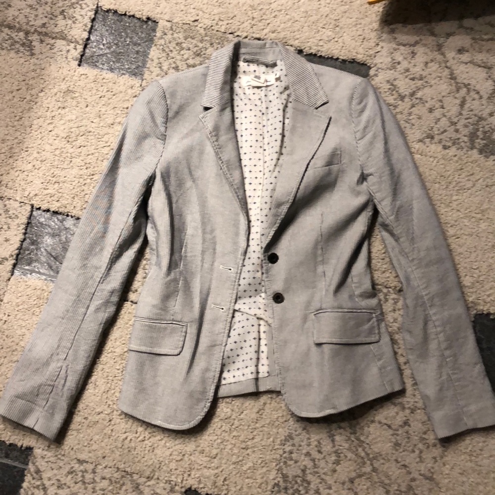 H&M striped Blazer sz 2 - great condition!